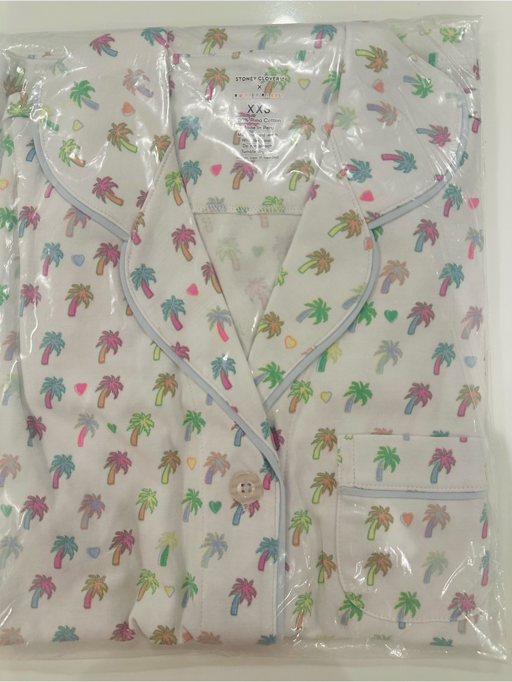 Roller Rabbit  Palm Tree Polo Pajama Set